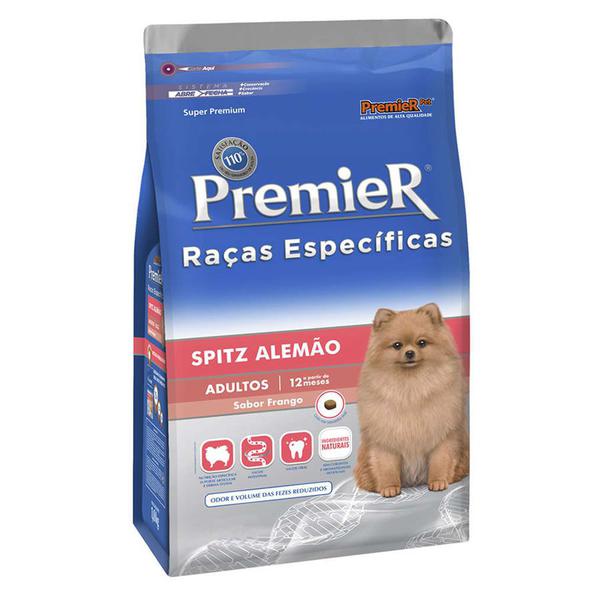 Ração Premier Raças Específicas Spitz Alemão Adulto 1kg - Premier Pet