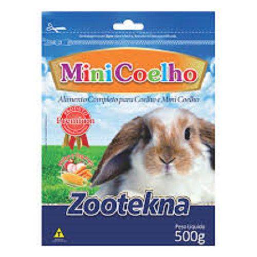 Ração Premium Coelho - Mini Coelho - Zootekna - 500g