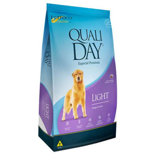 Ração Qualiday para Cães Adultos Light 15kg