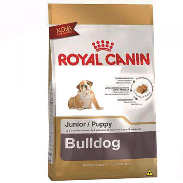 Ração Royal Canin Bulldog Junior para Cães Filhotes - 12 Kg