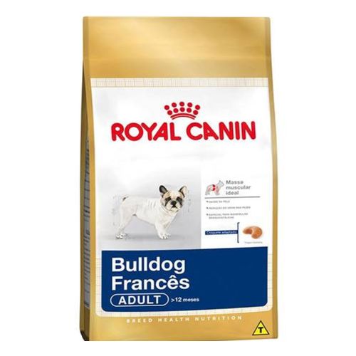 Ração Royal Canin Cães Adultos Raça Bulldog Francês - 7,5kg