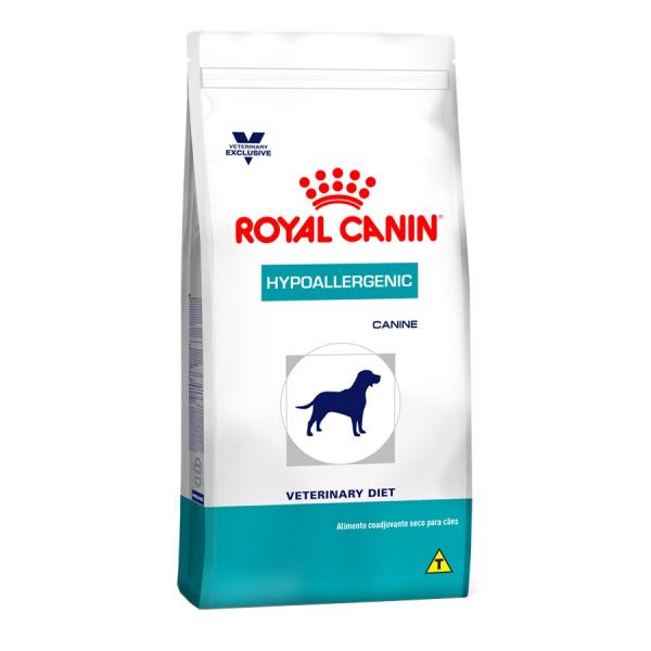 Ração Royal Canin Canine Veterinary Diet Hypoallergenic para Cães Adultos com Alergias - 10,1 Kg