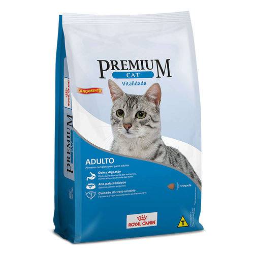 Ração Royal Canin Cat Premium Vital para Gatos Adultos 10,1kg