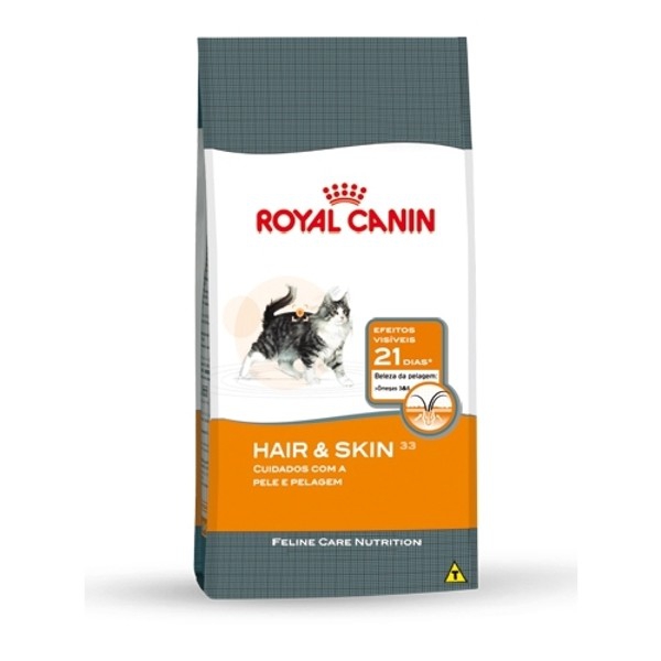 Ração Royal Canin Feline Hair Skin para Gatos Adultos- 1.5 Kg