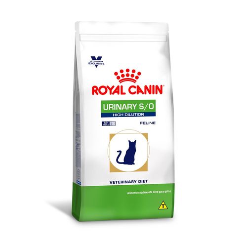 Ração Royal Canin Feline Veterinary Diet Urinary High Dilution S/o