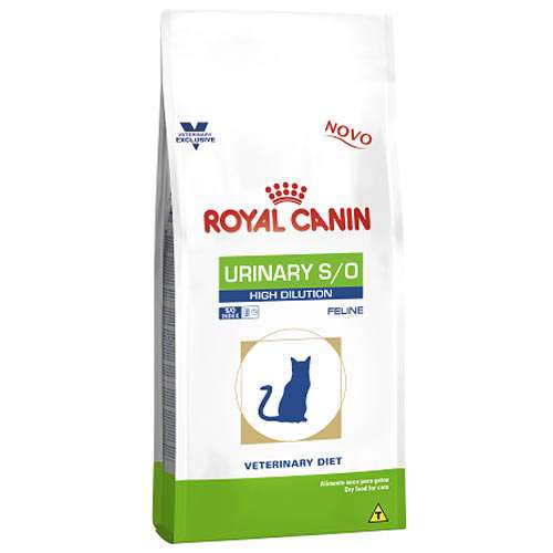 Ração Royal Canin Feline Veterinary Diet Urinary S/O High Dilution