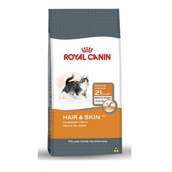 Ração Royal Canin Hair Skin - Gatos Adultos - 1,5 Kg