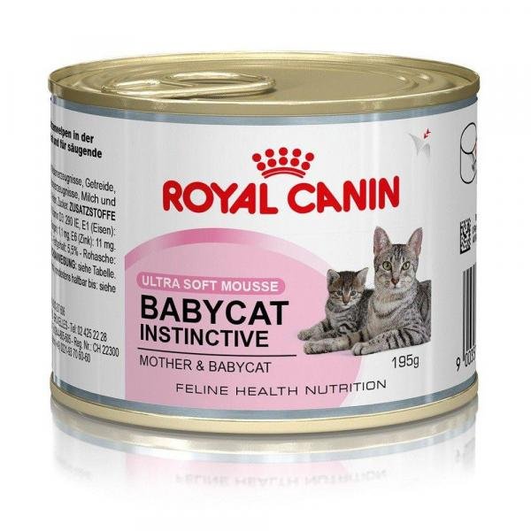 Ração Royal Canin Lata Baby Cat Instinctive para Gatos Filhotes 195 G