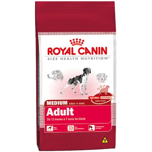 Ração Royal Canin Medium Adult para Cães Adultos de Raças Médias 2,5kg