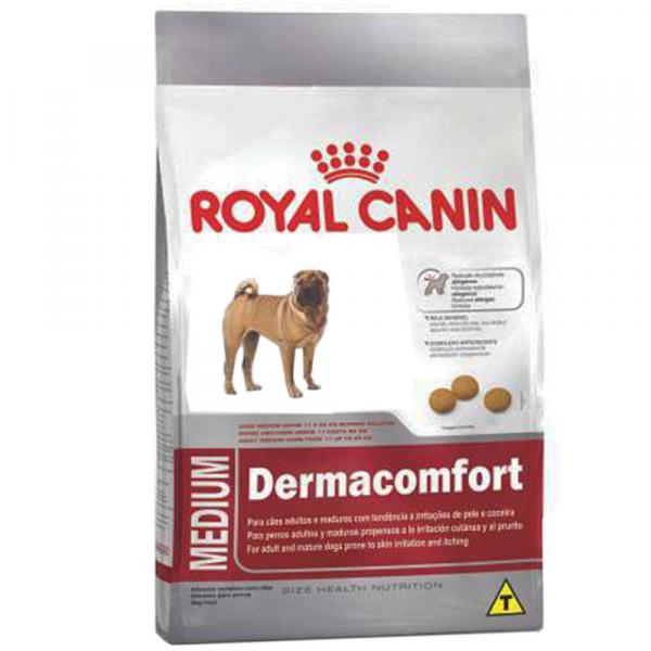 Ração Royal Canin Medium Dermacomfort para Cães Adultos e Maduros de Porte Médio com Tendência a Irritações de Pele Ecoceira - 2 Kg