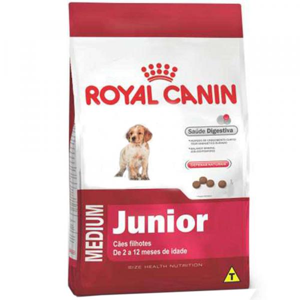 Ração Royal Canin Medium Junior para Cães Filhotes de Porte Médio - 15 Kg