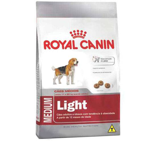 Ração Royal Canin Medium Light para Cães Adultos de Porte Médio com Tendência à Obesidade - 2,5 Kg