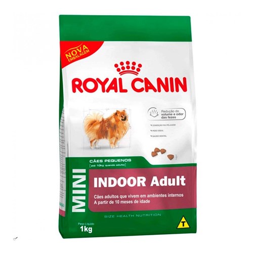 Ração Royal Canin Mini Indoor Adult - 1Kg