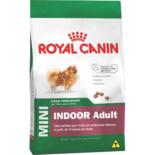 Ração Royal Canin Mini Indoor Adult para Cães Adultos de Raças Pequenas - 1kg