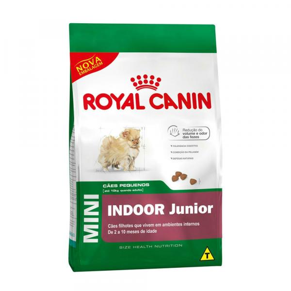 Ração Royal Canin Mini Indoor Junior para Cães Filhotes