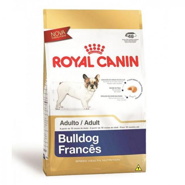 Ração Royal Canin para Cães Adultos da Raça Bulldog Francês 2,5KG