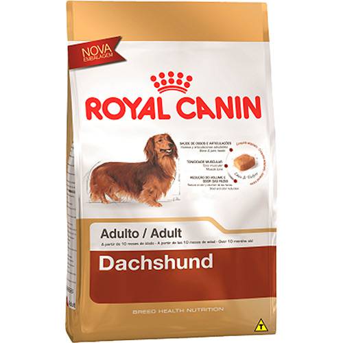 Ração Royal Canin para Cães Adultos da Raça Dachshund - 7,5Kg