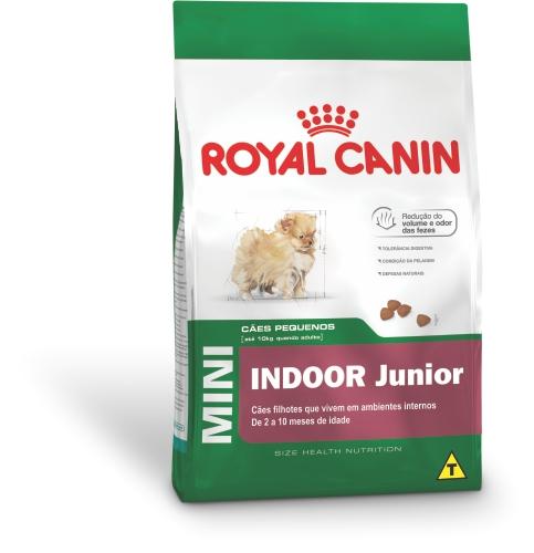 Ração Royal Canin para Cães Mini Indoor Junior