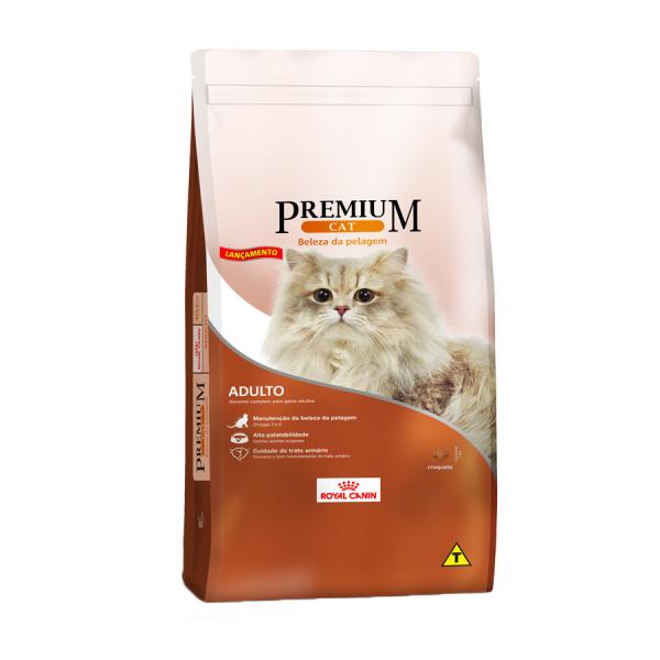 Ração Royal Canin Premium Cat Beleza da Pelagem para Gatos Adultos - 10,1kg