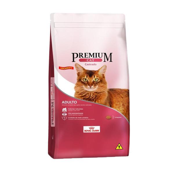 Ração Royal Canin Premium Cat para Gatos Adultos Castrados - 1 Kg
