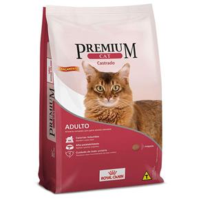 Ração Royal Canin Premium Cat para Gatos Adultos Castrados 1KG