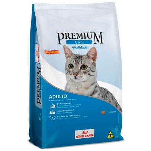 Ração Royal Canin Premium Cat Vitalidade para Gatos Adultos - 10,1 Kg