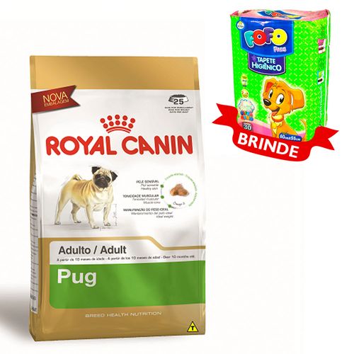 Ração Royal Canin Pug para Cães Adultos 2,5kg