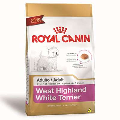 Tudo sobre 'Ração Royal Canin Raça West Highland White Terrier Adulto- 1 Kg'