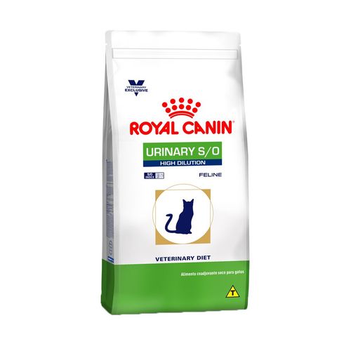 Ração Royal Canin Veterinary Urinary S/o High Dilution Gatos Adultos 1,5kg