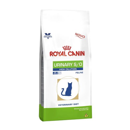 Ração Royal Canin Veterinary Urinary S/O High Dilution - Gatos Adultos - 500g