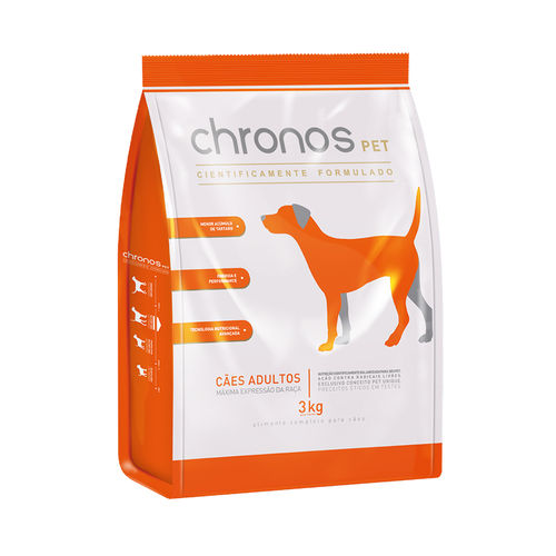 Ração Super Premium para Cães Adultos Chronos Pet 3kg