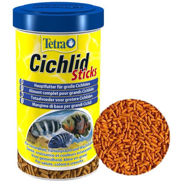 Ração Tetra Cichlid Sticks 75g para Peixes Ciclídeos
