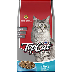 Ração Top Cat Peixe 10,1Kg - Guabi Petcare