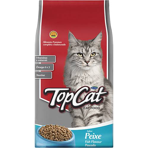 Ração TopCat para Gatos Peixe 25Kg