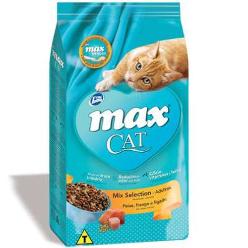 Ração Total Max Cat Mix Selection para Gatos Adultos - 20kg
