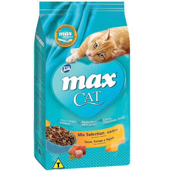 Ração Total Max Cat Mix Selection para Gatos Adultos