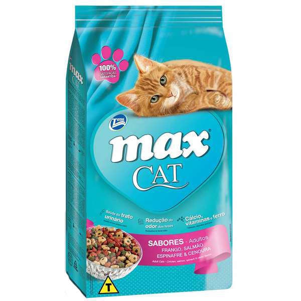 Ração Total Max Cat Sabores para Gatos 20kg