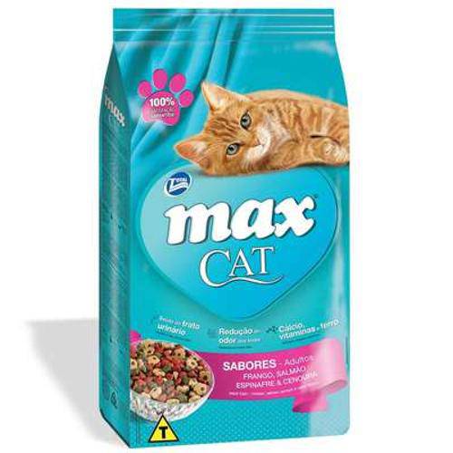 Ração Total Max Cat Sabores para Gatos - 1 Kg
