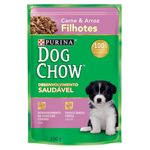 Ração Úmida Dog Chow Sabor Carne para Cães Filhotes - 100g