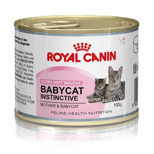 Ração Úmida Royal Canin Lata Baby Cat Instinctive - Gatos Filhotes - 195 G