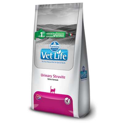 Ração Vet Life Feline Urinary Struvite para Gatos Adultos- 2KG - Farmina