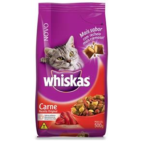 Ração Whiskas Carne para Gatos Adultos