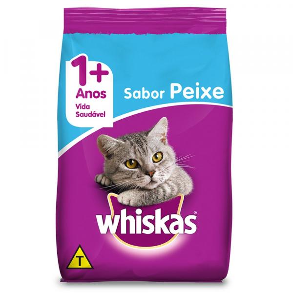 Ração Whiskas Peixe para Gatos Adultos- 1 Kg