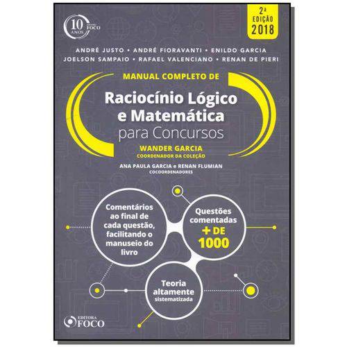 Raciocínio Lógico e Matemática - 02ed/18