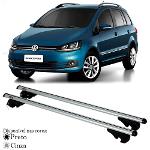 Rack de Teto Par Travessa Belluno Kiussi para Longarinas Volkswagen Space Fox 2007 a 2012