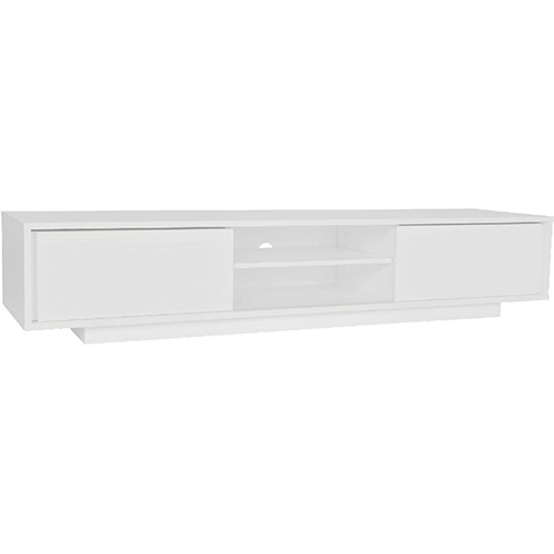 Rack Eugênia 2 Portas Listras Horizontais Branco - Orb