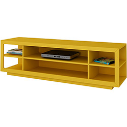 Rack Leblon 3 Prateleiras e 6 Nichos Amarelo - Orb