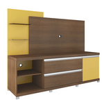 Rack Madesa Dover Rustic/Amarelo