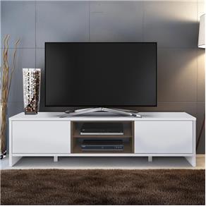 Rack para TV 2 Portas Sydney Branco/Rustic - Madesa - BRANCO