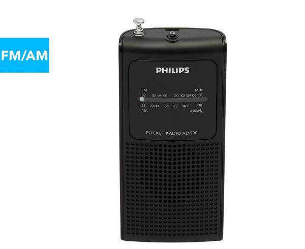 Rádio a Pilha Philips Ae1500 Am/Fm com Entrada para Fone de Ouvido